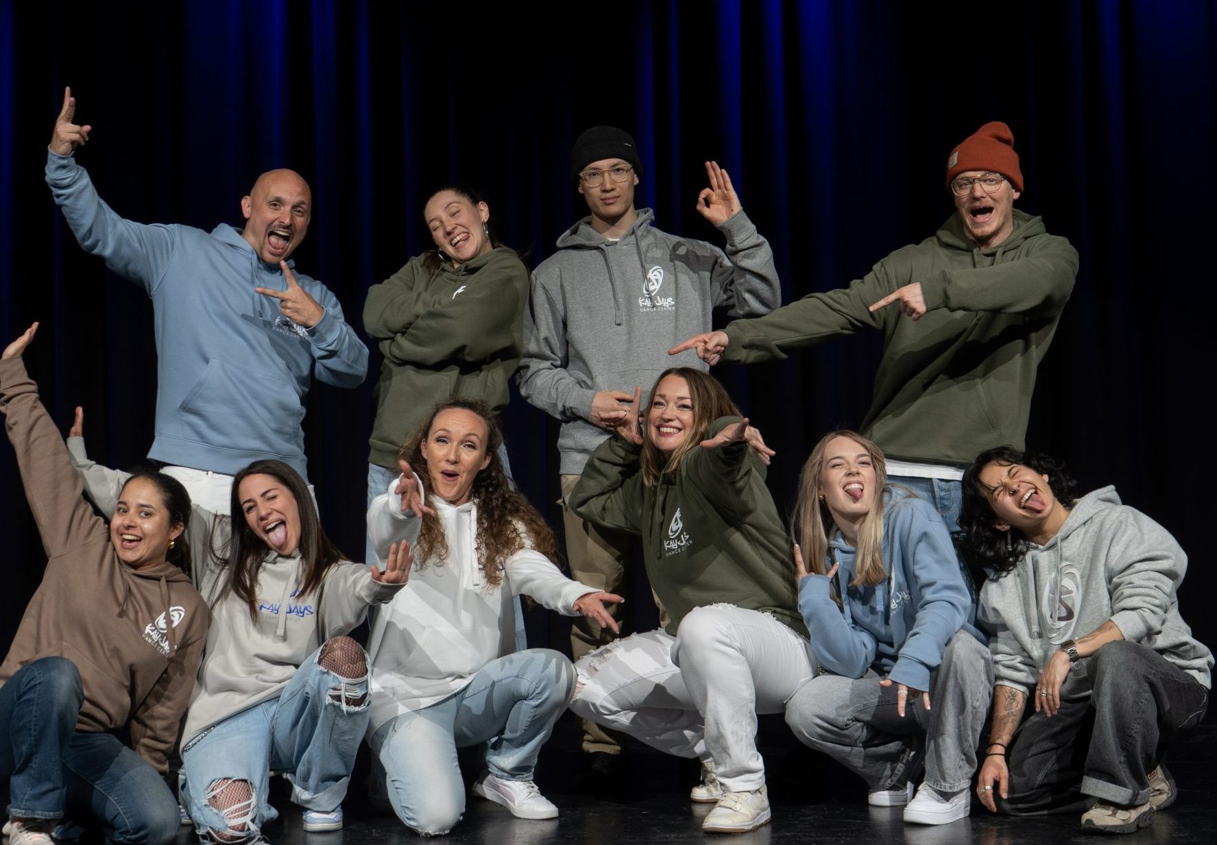 Team KayJays Dance Studio auf der Bühne
